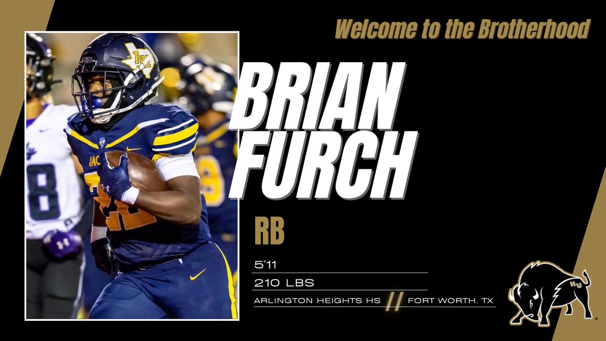 Brian Furch is officially a Bison!