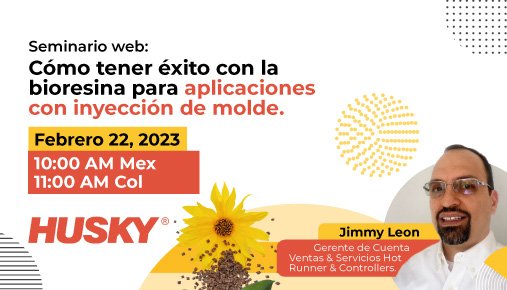 🖋 Suscríbase a este Webinar y conozca como las bioresinas se han convertido en una alternativa cada vez más popular a las resinas tradicionales a base de petróleo utilizadas en el proceso de inyección de molde.

👉  bit.ly/3RqhchF