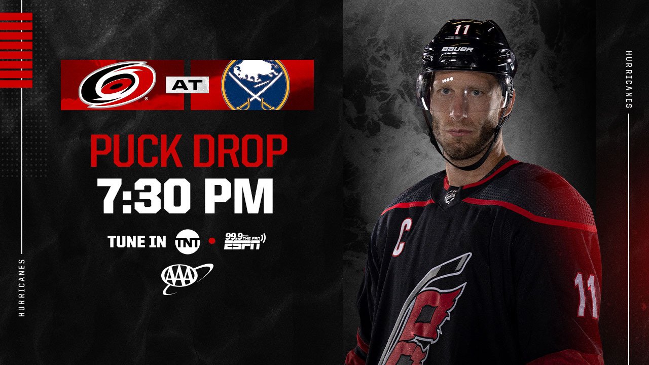 Carolina Hurricanes on Twitter "And we're right back at it! 📍 Buffalo 🕢 730 p.m. 📺 NHL_On_TNT