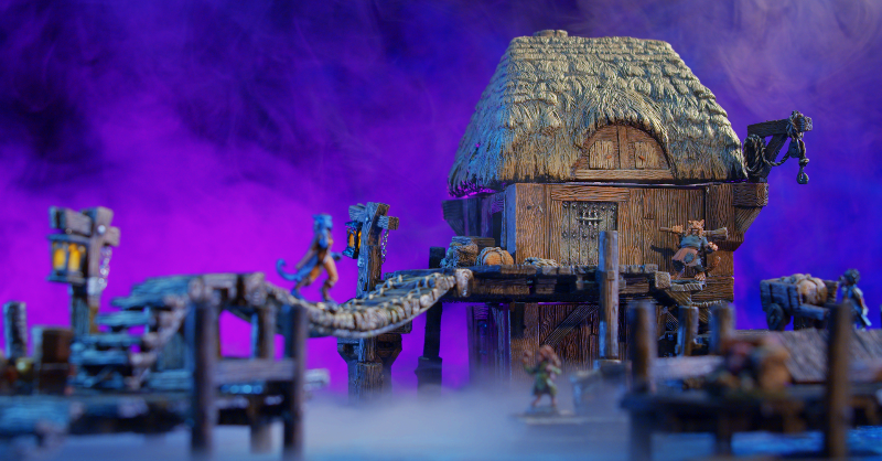dwarvenforge's tweet photo. Miniature city terrain has never been so modular, durable, and beautiful! Cities Untold: Lowtown, by Dwarven Forge. Live on Kickstarter, February 12th.