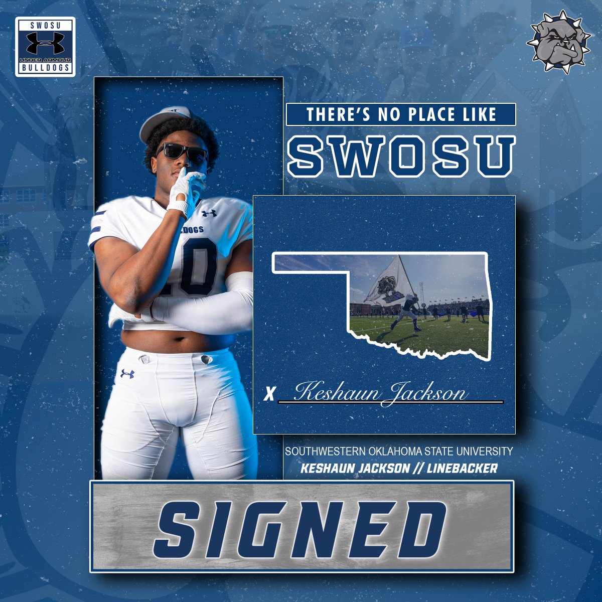 ‼️ RING THE BELL ‼️

"KJ is a physical linebacker that doesn't shy away from any contact!"

Welcome to the #DAWGPound Keshaun Jackson!