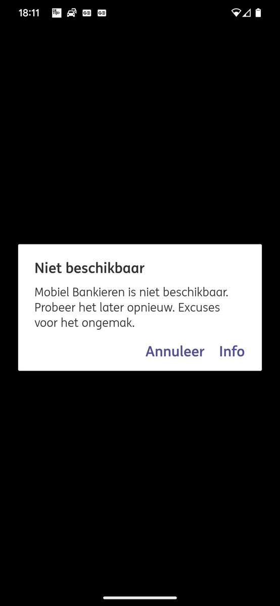 Zeg <a href="/ING/">ING</a> ik wacht al ruim 8 uur om in te loggen op mijn bankrekening. Komt er vandaag nog een oplossing? Zo niet, dan pin ik vanavond alvast cash geld zodat ik morgen mijn Zwitserse franken kan ophalen bij het valuta kantoor waar ze al sinds vanmorgen klaar liggen. #Cash is king!