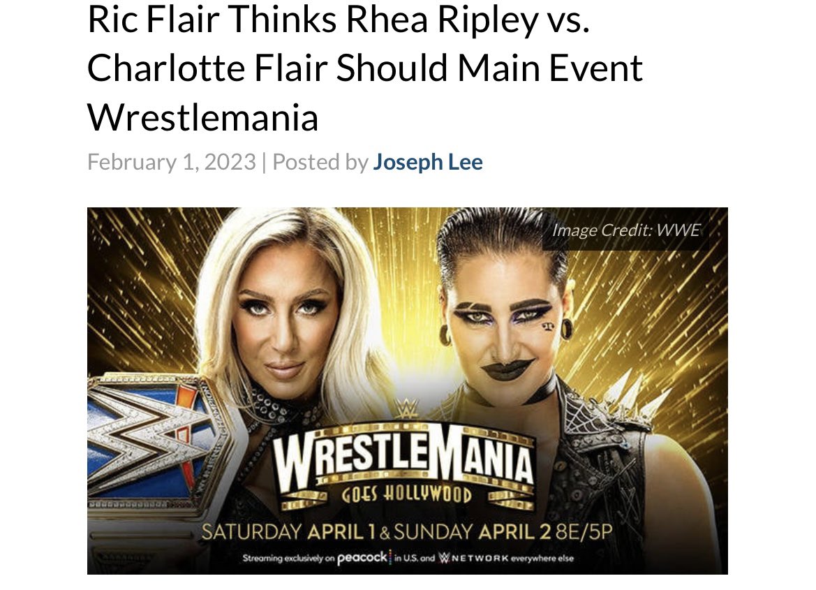 Female Locker Room on Twitter "Ric Flair said on his podcast he thinks