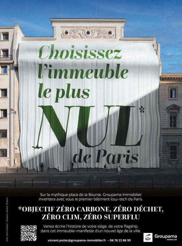 Pépite d’Or de janvier : « l’immeuble le plus nul »… un slogan qui cogne, par <a href="/GroupamaImmo/">Groupama Immobilier</a> #bureaux
>> bit.ly/3HnmYvD
