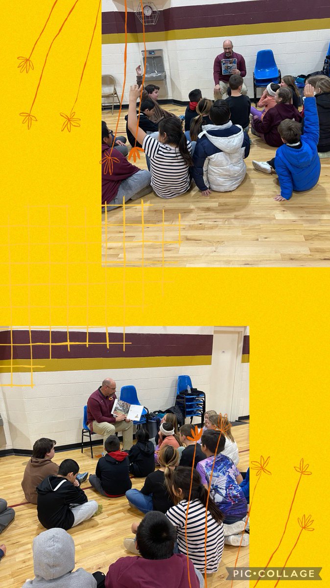BurrJodi999's tweet photo. The kids sure were glad to see Mr. Meget. He read “⚾️Casey At The Bat⚾️”for World Read Aloud Day. Thanks for taking time out of your day for us @CPSRedTornadoes #swelem https://t.co/9fFOGNc06u