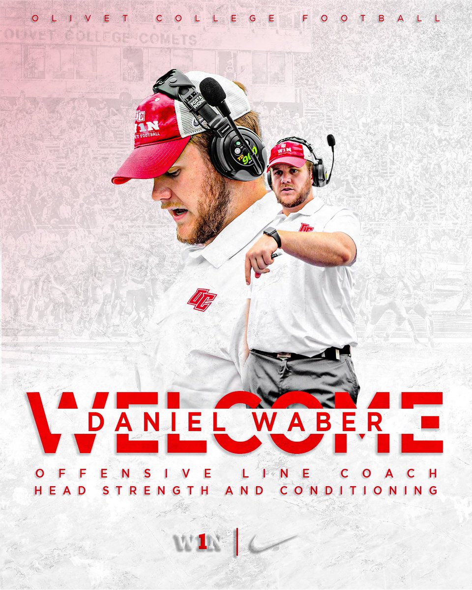Join us in welcoming back former player and our new Offensive line and strength &amp; conditioning coach!
<a href="/CoachWaber/">Daniel Waber</a> Proud to have him back in the OC! #W1N