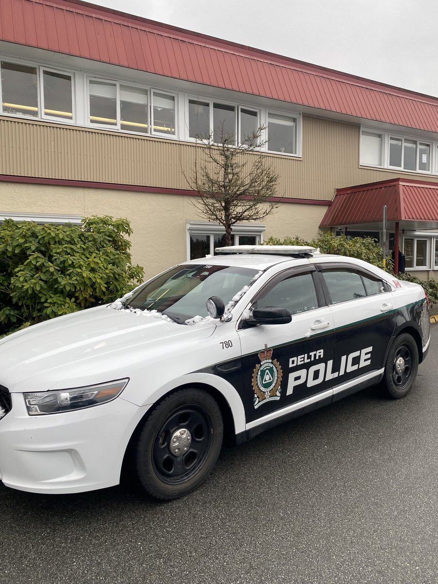 We’re off at Devon Gardens Elementary this morning doing a lockdown/hold and secure drill