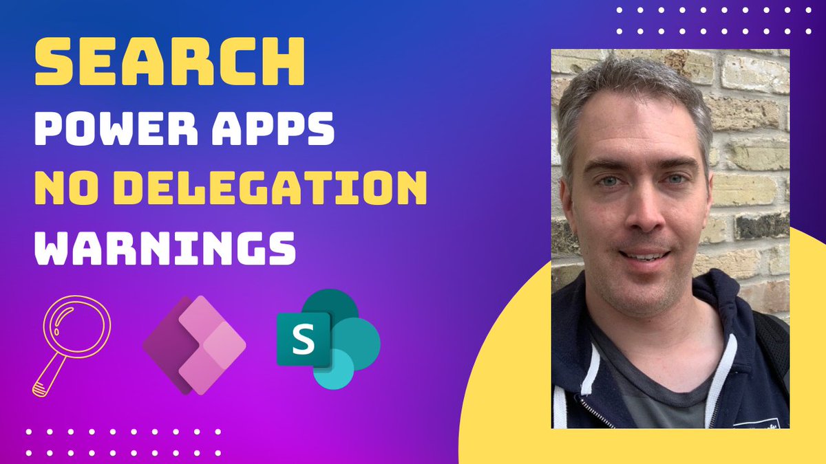 New #PowerApps Video 😀

I’ve recorded a video on how to search a large #SharePoint list in #PowerApps and return the matching results with no delegation warnings. ⚠

It's my first 10 min video ❤
🔗 youtube.com/watch?v=DVHPmn…