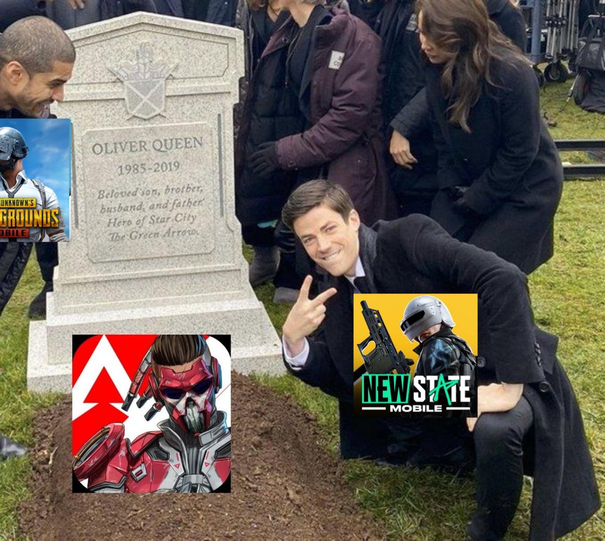imzckl's tweet photo. This Is For Whoever Said Apex Legends Mobile Will Kill @NEWSTATEMOBILE &amp; @PUBGMOBILE https://t.co/f2ykxPfcjY