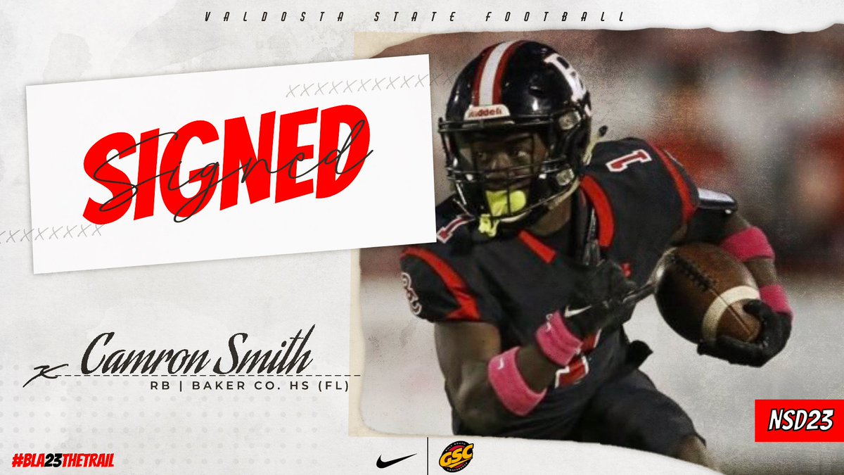 VState_Football's tweet photo. Signed &amp; Submitted‼️✍️
Blazer Nation welcome @CammmSmith_ to Titletown🔥

🔴D.iscipline 
⚫️O.bedience                                                                      ⚪️G.rit   

#Bla23TheTrail #RLW https://t.co/XE8Hplntra