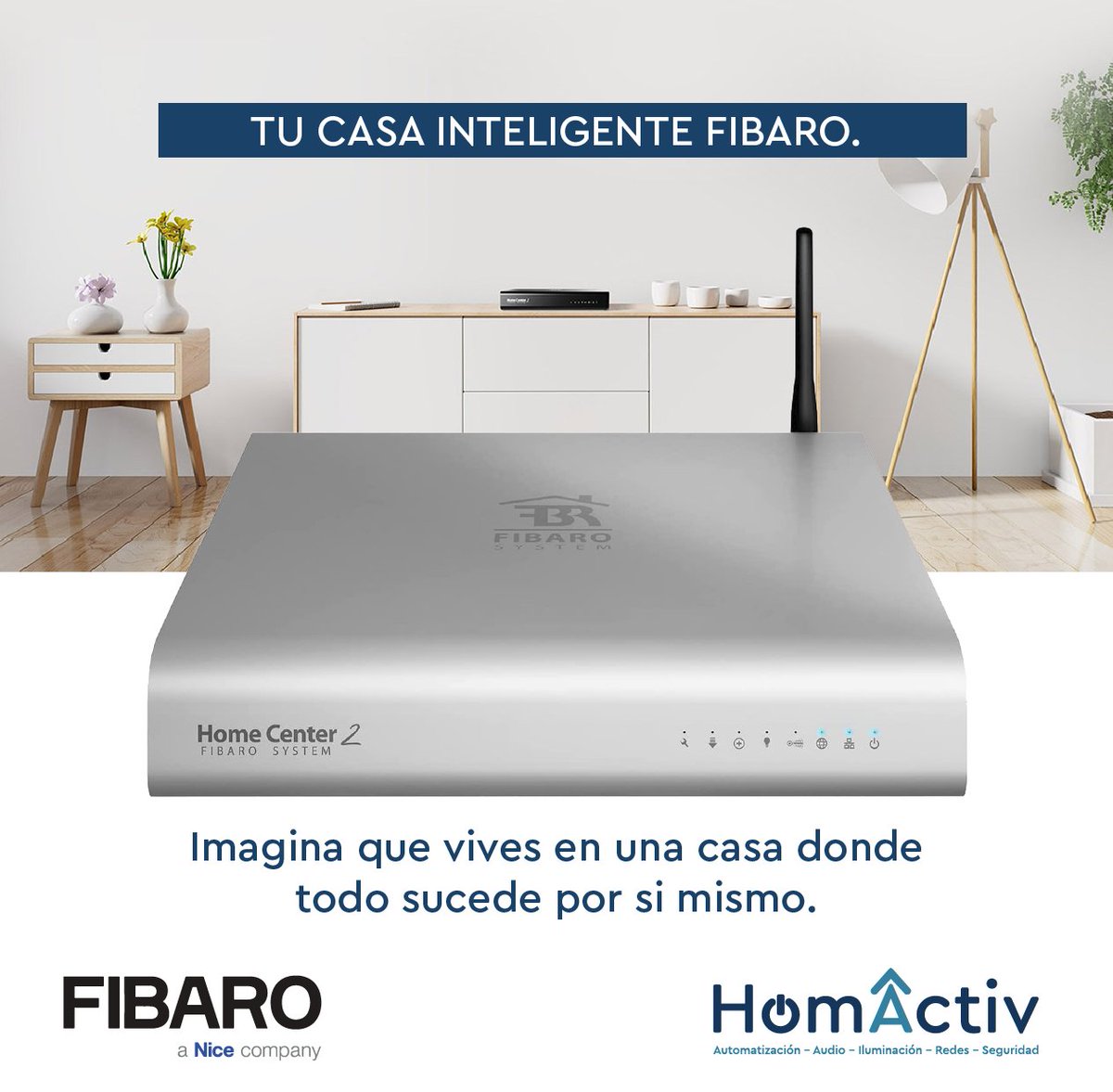 homactiv's tweet photo. La casa inteligente FIBARO cuida de tu confort diario y de la seguridad de toda tu familia, ahorrando energía en cada momento. Todo esto es posible gracias al HUB Home Center 2.

📍Plaza Proyecto Local 94, Piso 3.⁠
⁠
#smarthome #Domótica #Ecuador #casasinteligentes https://t.co/727pDhQgfY