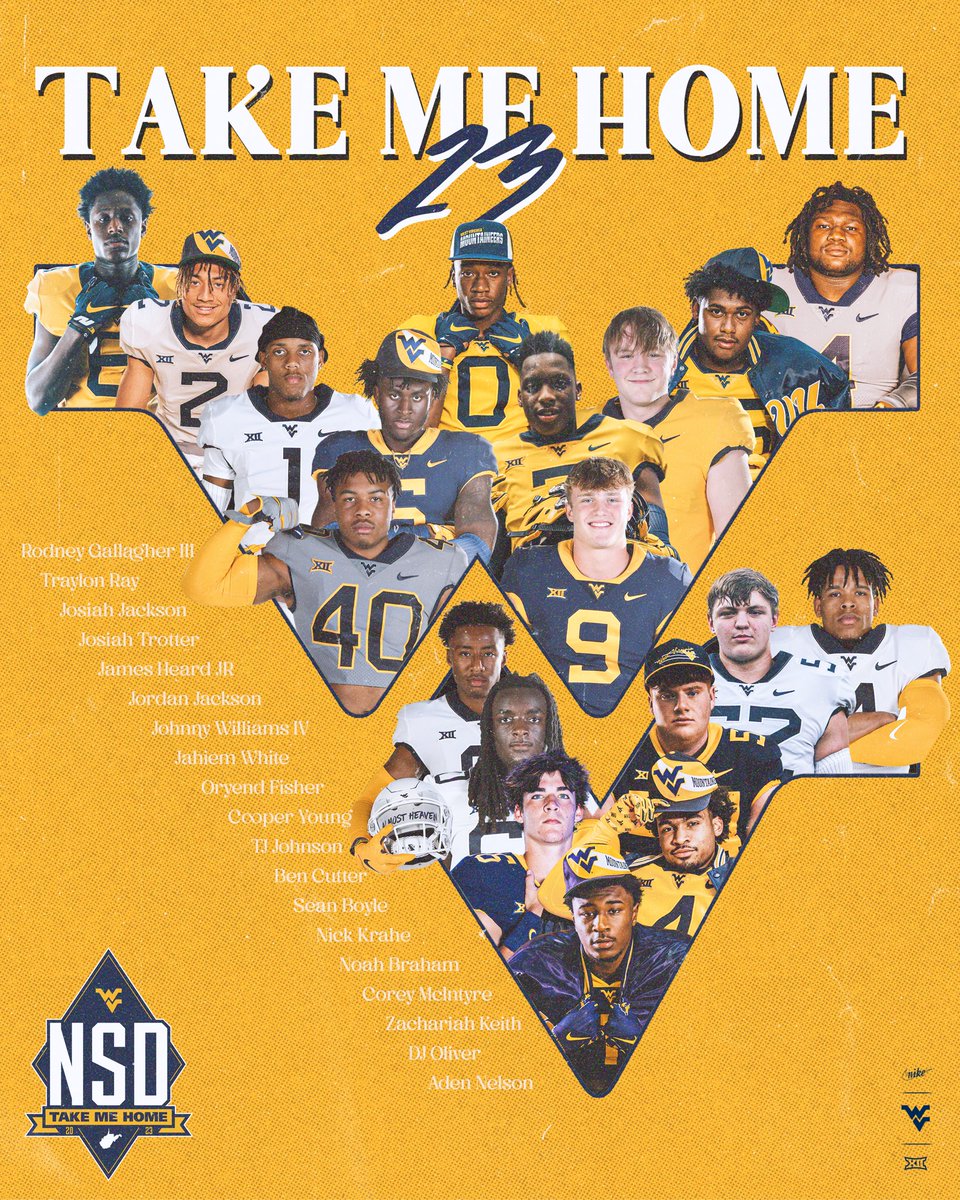 The future is bright 🤩

wvusports.com/takemehome23