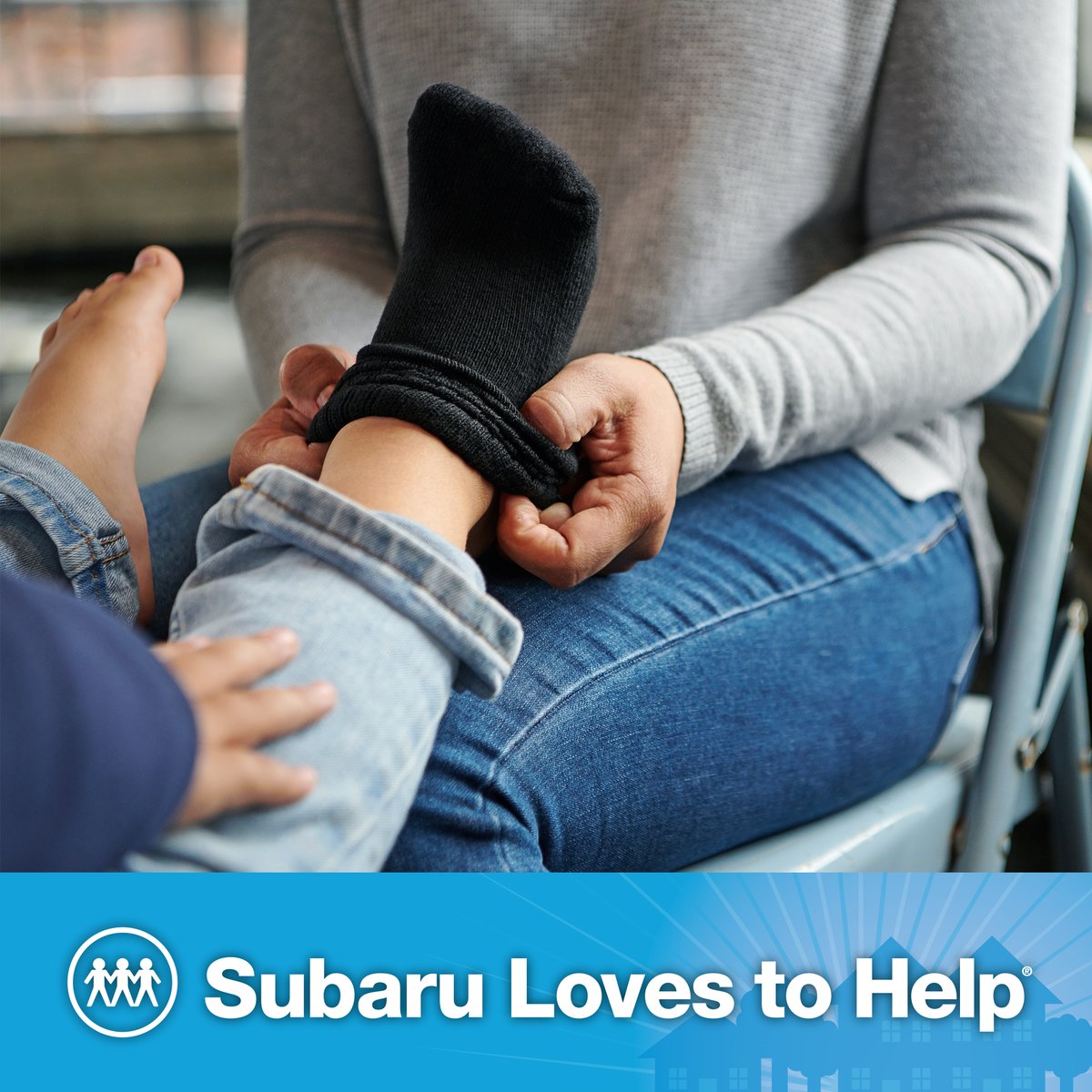 TulsaSubaru's tweet photo. Socks are one of the most requested items by homeless shelters. Ferguson Subaru is grateful to partner with Youth Service of Tulsa to be able to help those who find themselves experiencing homelessness. Visit https://t.co/3SIvRuo7Dc
to learn more about. #SubaruLovesToHelp https://t.co/NnW2dP0vER