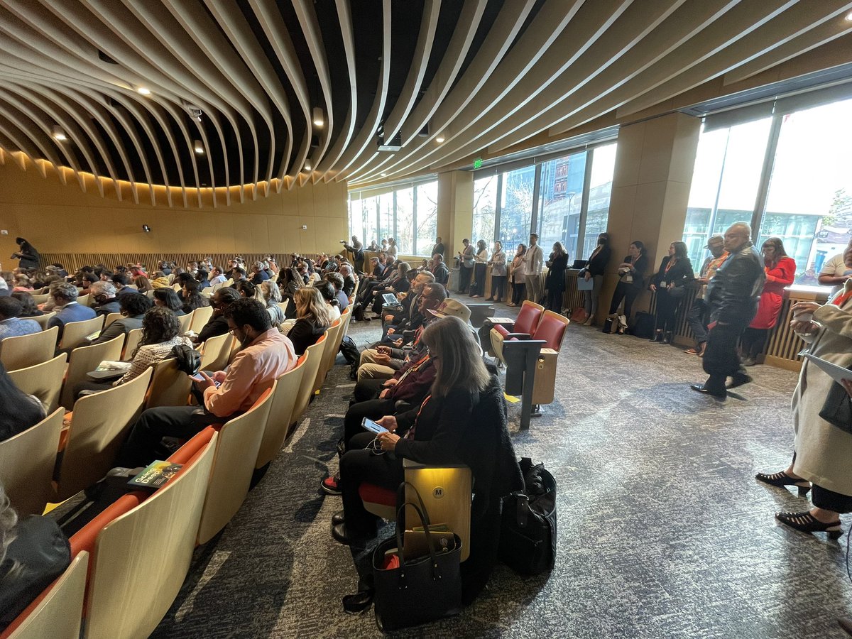 Inspiring: <a href="/LynnvonkochL/">Lynn von Koch-Liebert</a> kicks off the 2023 Catalyst Conference to a *very* SRO crowd of philanthropists, government and tribal leaders, academics and more