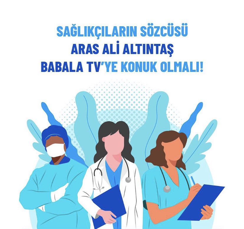 Sayın <a href="/OguzhanUgur/">Oğuzhan Uğur</a> camiamızın abisi, meslektaşlarımızın temsiliyeti noktasında yıllarca mücadele vermiş olan <a href="/Aras_Ali_/">Dr. Aras Ali Altıntaş</a> yi 
Babala Tv’de  konuk almanı, sorunlarımızı bizlerle milyonlara ulaştırmanı rica ediyoruz 
#ArasAliBaBaLaTVye