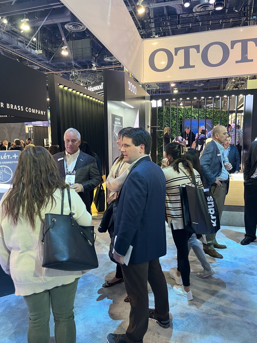 tmi_sells's tweet photo. The TMI team had a great week at KBIS! @TOTOUSA showcased new innovative products coming to market during 2023. Thank you to our customers who came by the booth to check out what TOTO is doing!
#KBIS2023 #TMI_Sells #Neorest #Washlet+ https://t.co/hatUT9vl0o