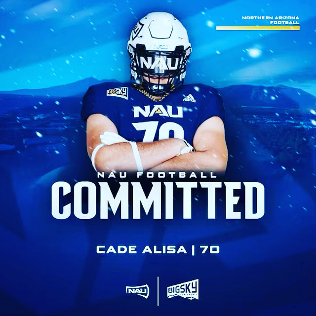 cade_alisa's tweet photo. COMMITTED. ⁦@NAU_Football⁩ #CHOP https://t.co/udOPVZao17