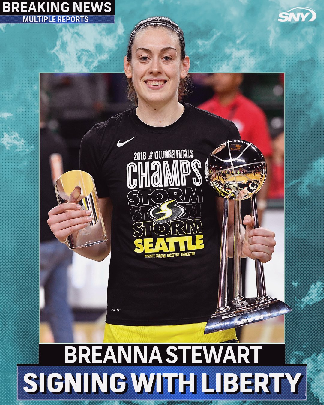 UConn legend Breanna Stewart signing with WNBA's New York Liberty