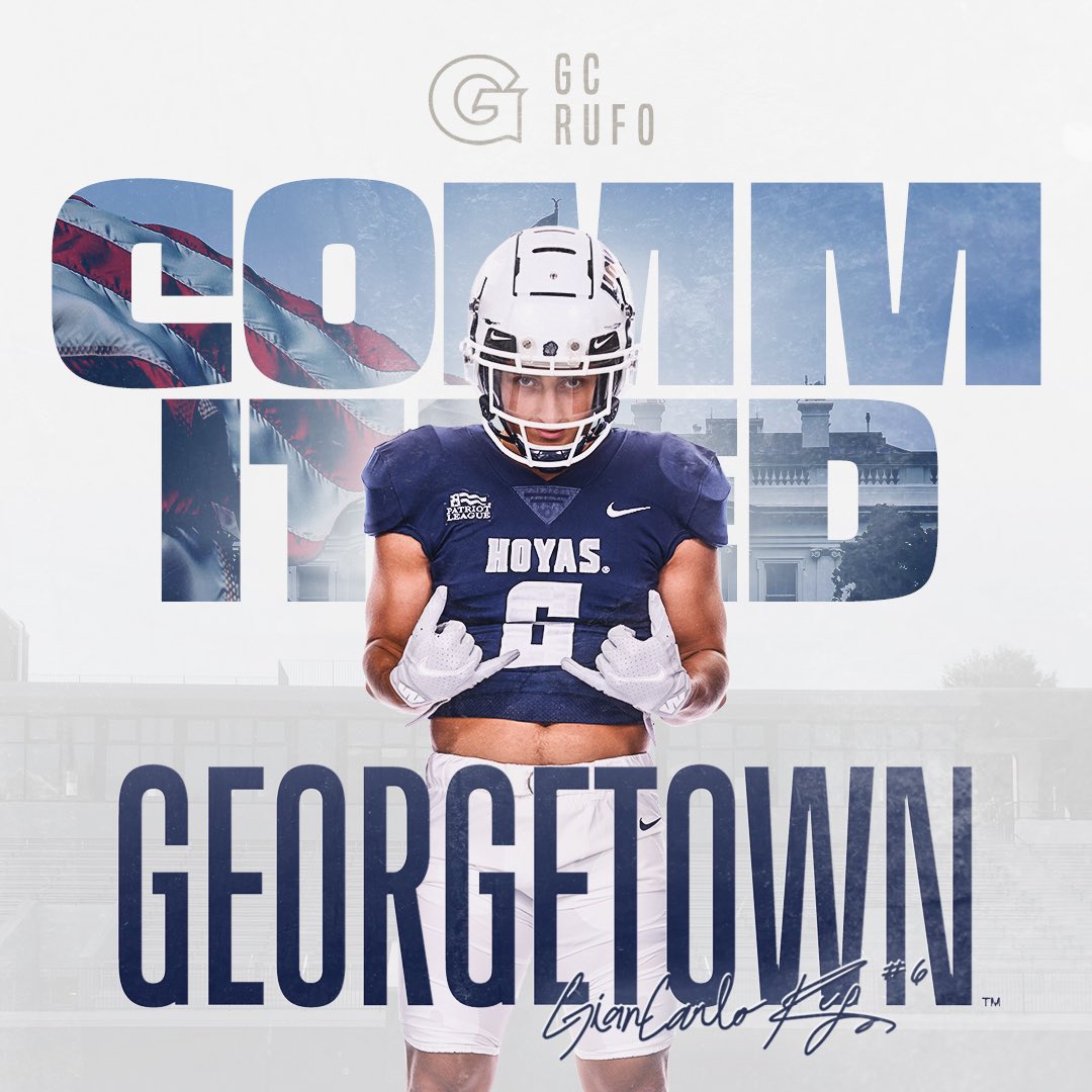 COMMITTED. Huge thank you goes out to my family, friends, coaches, and teammates throughout the years for helping develop me into the man I am today. Most of all, thank you god for bringing me this opportunity. See you soon, D.C. #hoyasaxa #commited
