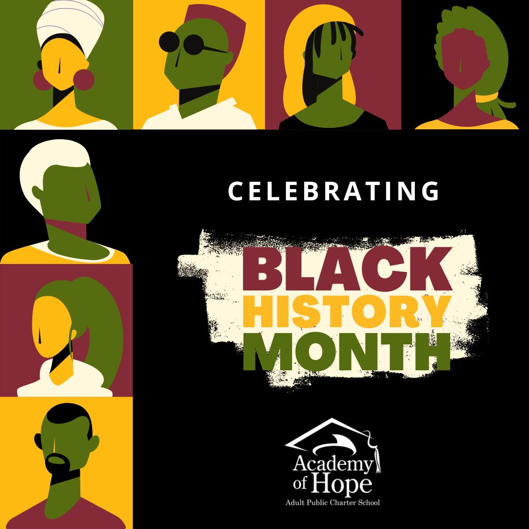 Happy Black History Month! Black voices, black culture, and black excellence inspires the world every single day. This month, Academy of Hope is highlighting Black pioneers in mental health, and self-care solutions within the Black community. #BlackHistory #AoHCares