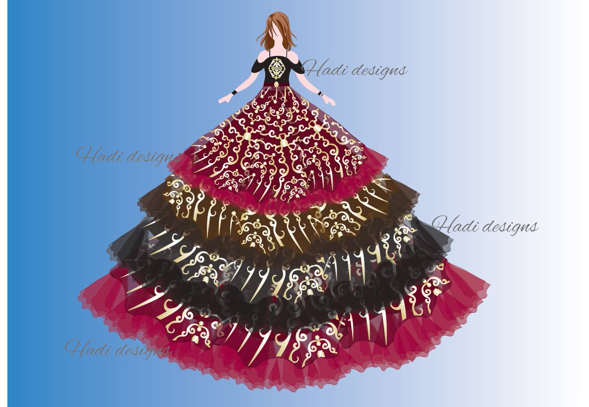 hadi_designs's tweet photo. Designed by Hassan Hadi.
I have made perfect gown with beautiful embroidery work on organza cloth. #work #design #fashion
#love
#dress
#textiledesign #alloverpattern #pattern#printdesign #printpattern #shutterstock #fiverr #printpattern #organzapattern #fashionillustration https://t.co/GUmyw8HczL