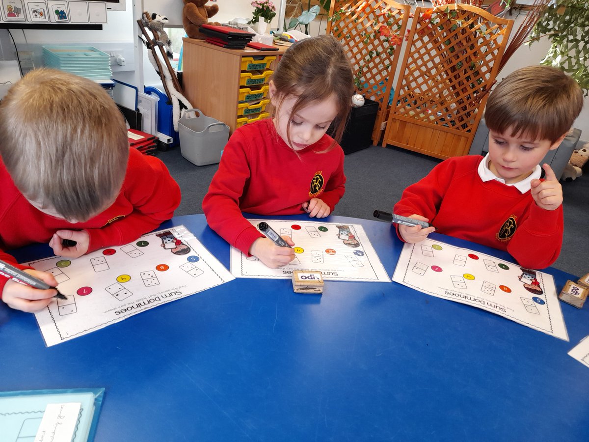 Lots of adding fun with dominoes, spinners and snakes!  Great counting on Primary 1! @Ratho_Primary