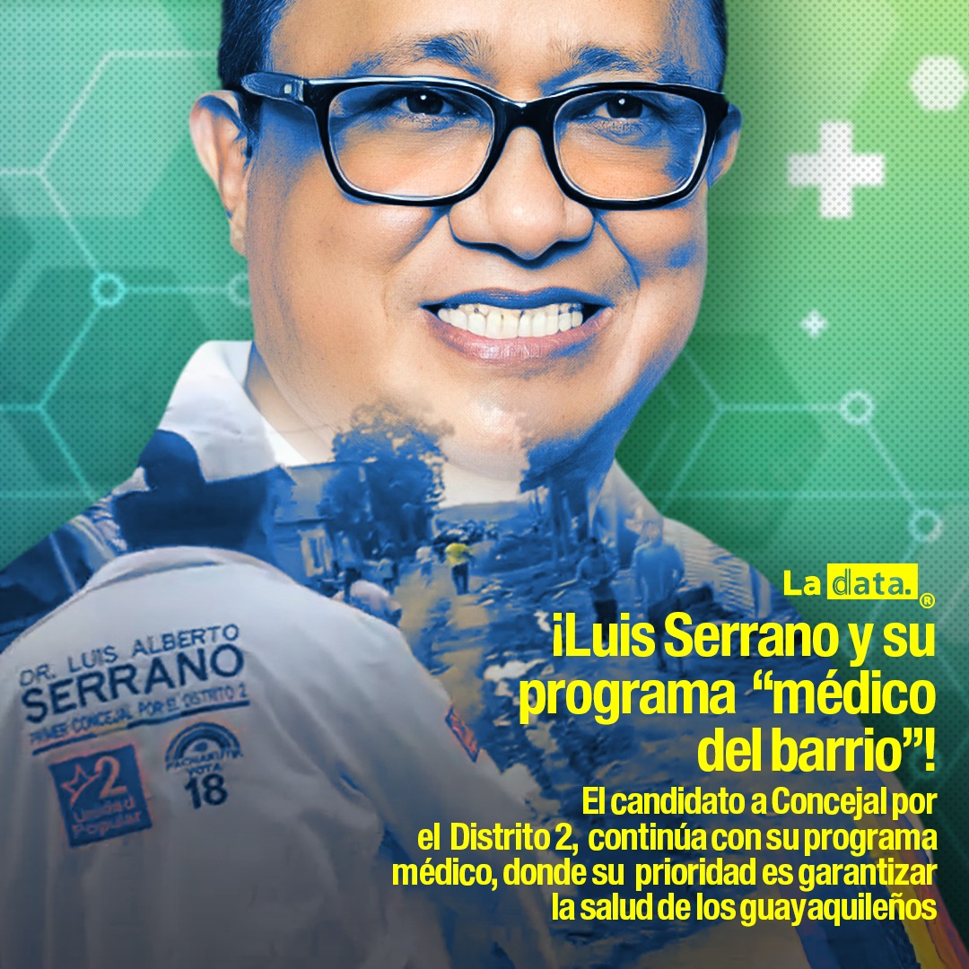 ElDatoEcua's tweet photo. #Entérate El candidato a Concejal por el distrito 2, Luis Serrano, continúa recorriendo las calles de Guayaquil, enseñando a los moradores la importancia de un médico o auxiliar en los barrios pobres.
#LuisSerrano #ConcejaldeGuayaquil #Elecciones2023 #LaData https://t.co/rUSzQLY31B