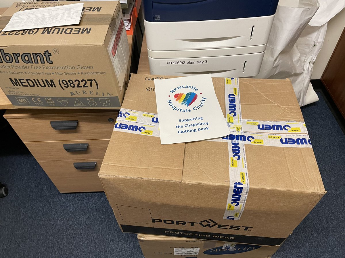 NChaplaincy's tweet photo. Over a number of years the Chaplaincy have supplied clothes to patients for whom a discharge would not be possible or lacking dignity. About 200 sets have been issued &amp; we were running very low on clothes &amp; funds - thanks to @Newcastle_NHS we can now keep going - thanks team! https://t.co/7zK3hCgMQR