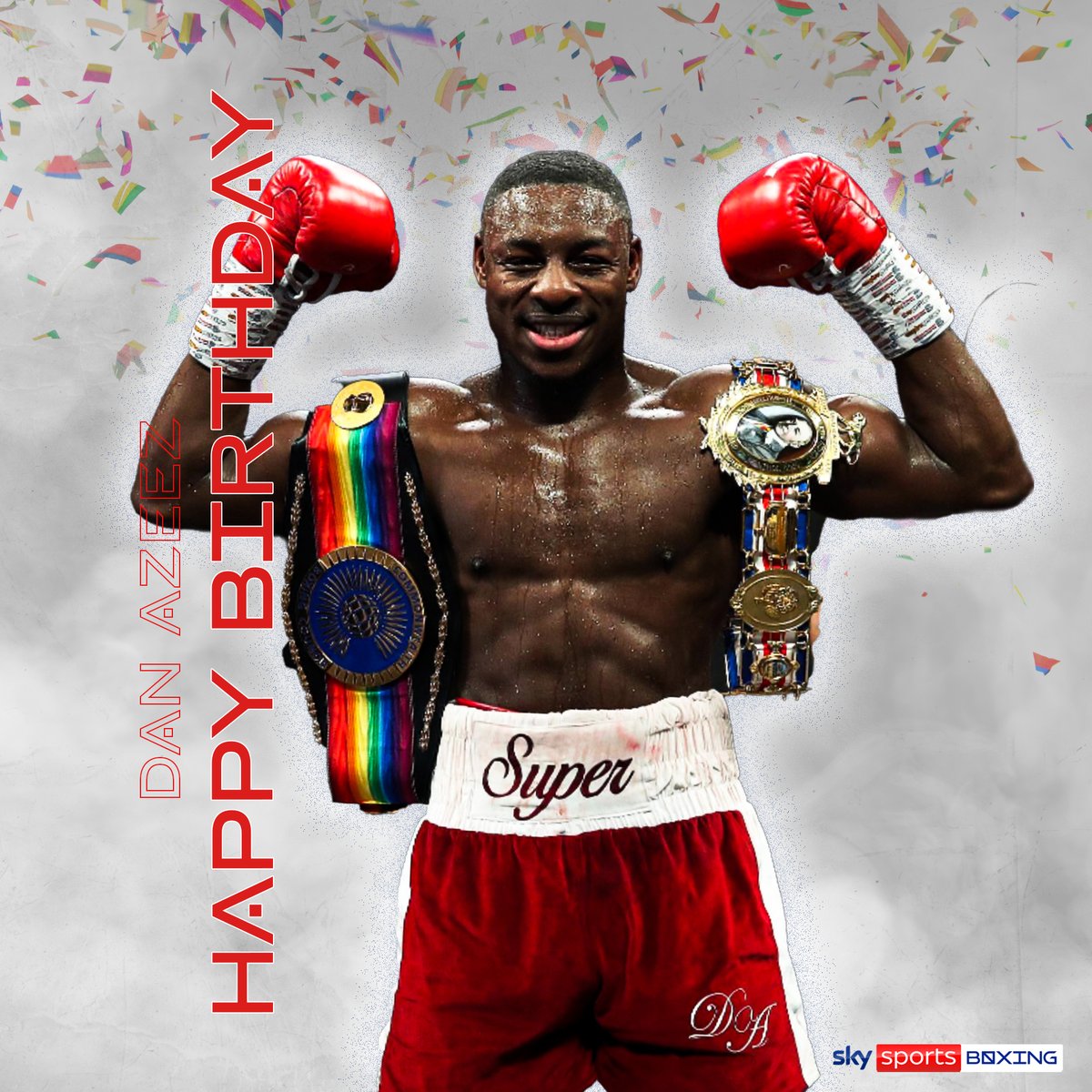 SkySportsBoxing's tweet photo. Happy birthday @dan_azeez 🎉🙌 https://t.co/qvCTSbpd50