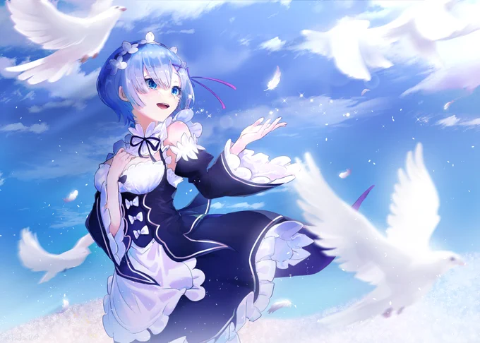 おめでと～#レムラム誕生祭2023#rezero #リゼロ 