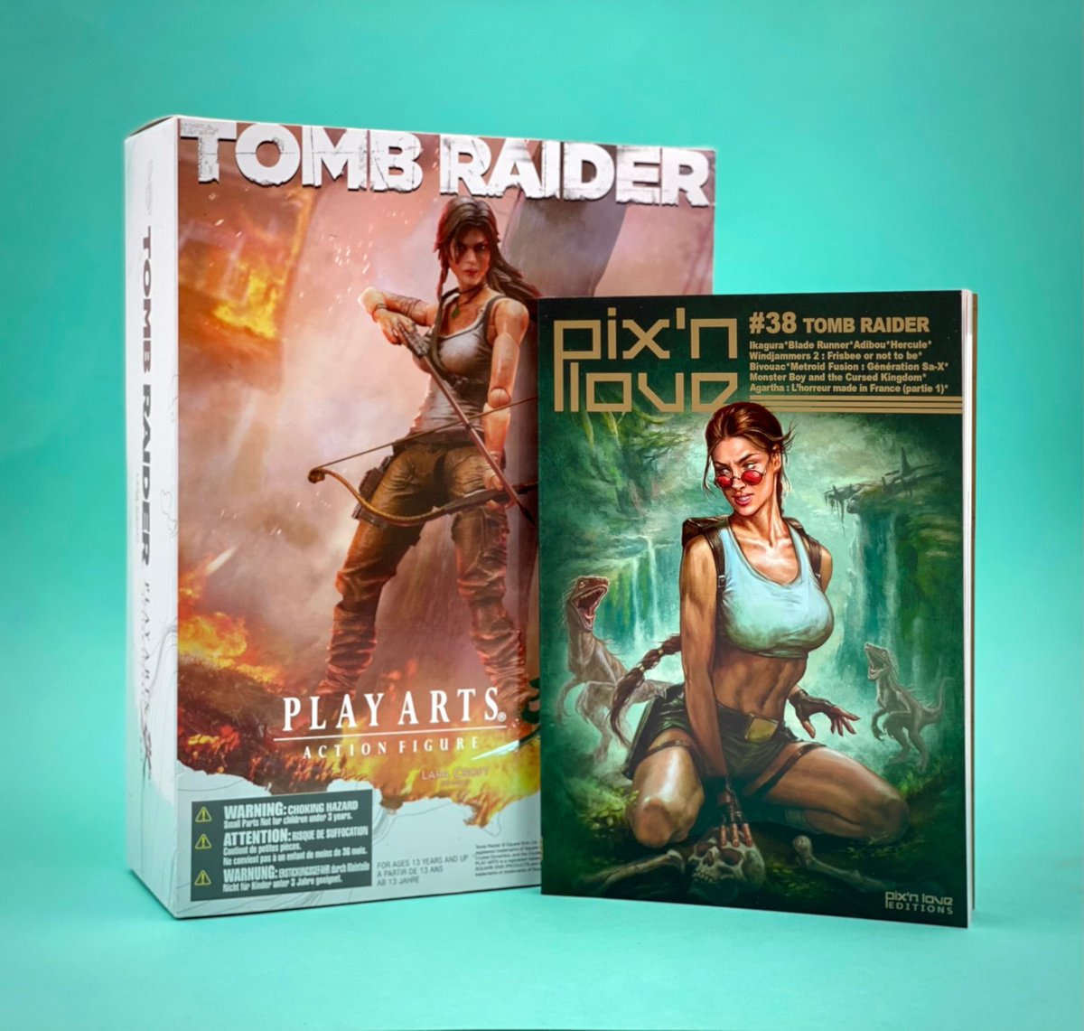 CabriDIY's tweet image. Pour préparer la sortie prochaine du #39 du mook Pix'n Love, LE #38 À GAGNER avec en bonus UNE FIGURINE DE LARA CROFT
Pour ce faire :

- Followez mon compte et celui de @Pixnlove

- RT et likez ce Tweet

Fin de participation dimanche 5 décembre minuit, tirage au sort le lendemain