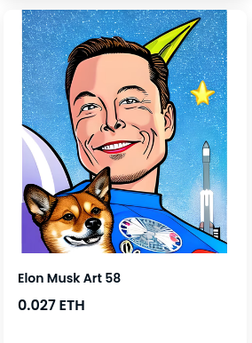 emusknft's tweet photo. GM, you ready? 🚀
☀️ Elon Musk Art 58 ☀️
#NFTCommunity #NFT #opensea #shibainu #elonmusk #dogecoin

https://t.co/3U3CcuLmBX https://t.co/BQy4JRLBxy
