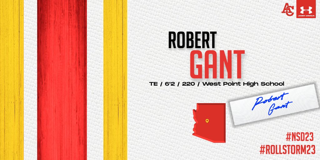 Welcome Freshman Tight End, @Robert Gant, from <a href="/Westpointdrago1/">West Point Dragons Football</a> to the Firestorm Family! 

#RollStorm23 
<a href="/huskerjb/">Jerry Ball</a>