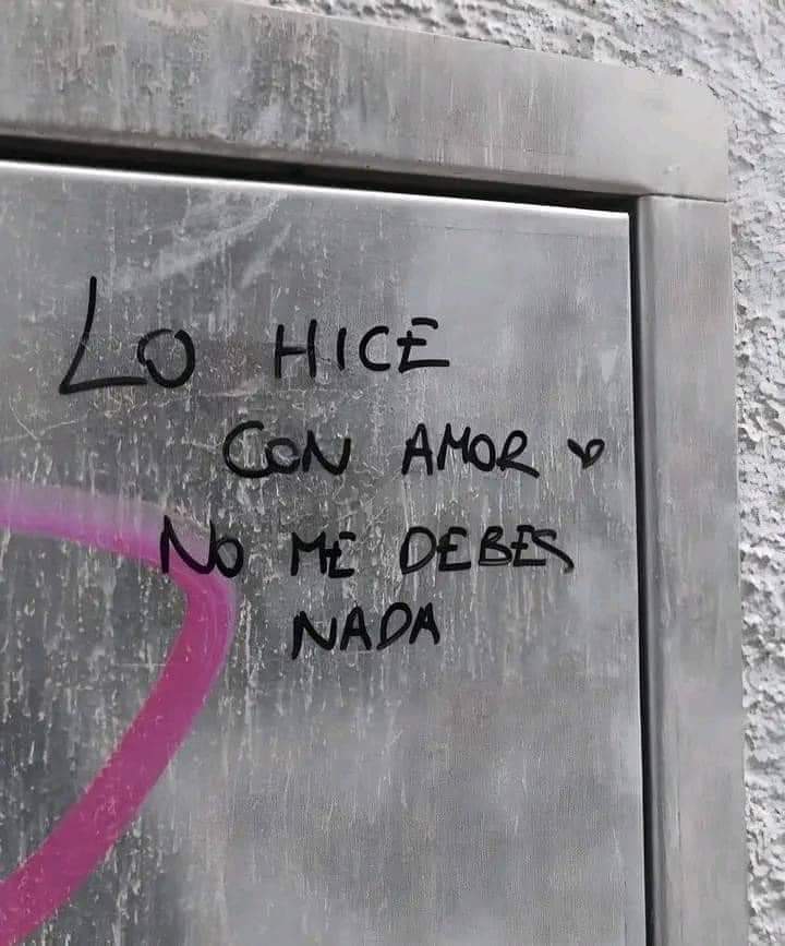 YorgenMT's tweet photo. Lo hice con amor. No me debes nada. https://t.co/uWqRGMThaR