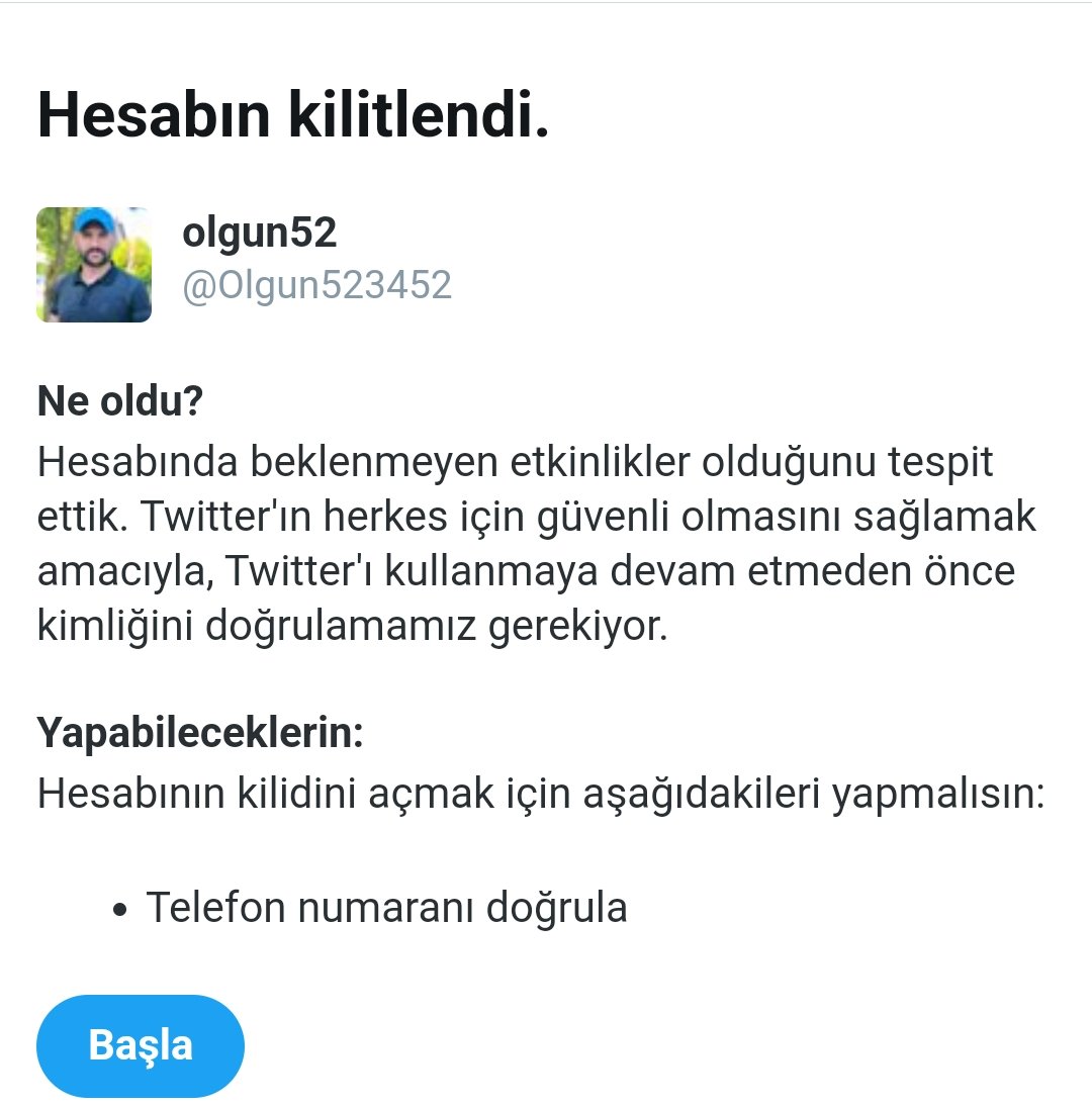 Olgun523452's tweet photo. Evet Dostlar 2 gundur askidaydim. Hesabımı açtırdım 
Sizden ricam hesaba destek olmanız https://t.co/37DVxHW297