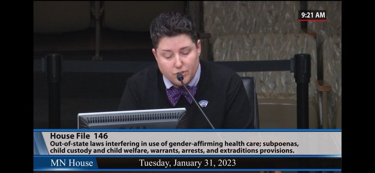Back at the capitol this week, this time to help @leighfinke make history by introducing legislation to make Minnesota a sanctuary state for Gender Affirming Care.