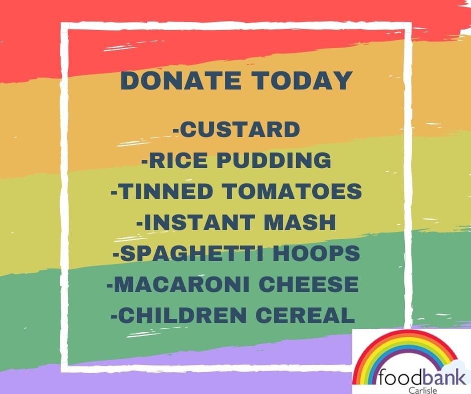 If you can, please add something to your trolly this week from our shortage list. ⭐️