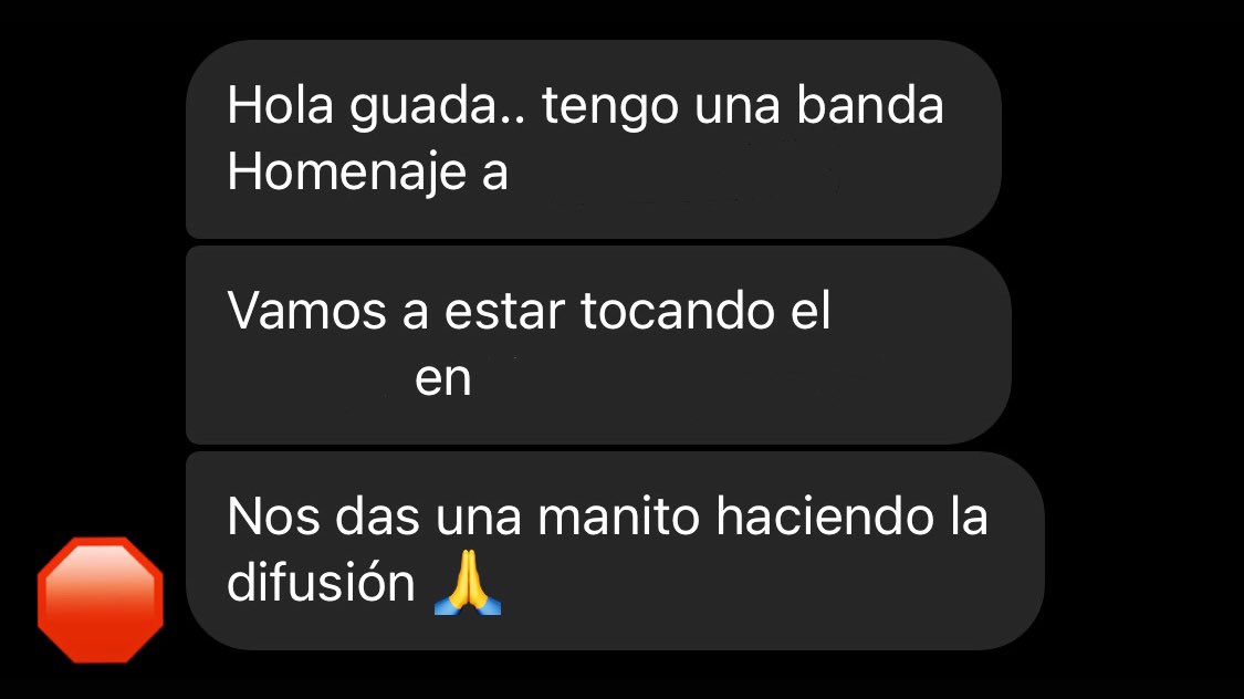 GuaditaGandlaz's tweet photo. Hoy en #noalspam...
Lo que para vos es "una manito" es mi laburo. https://t.co/TIqMdJVKKt