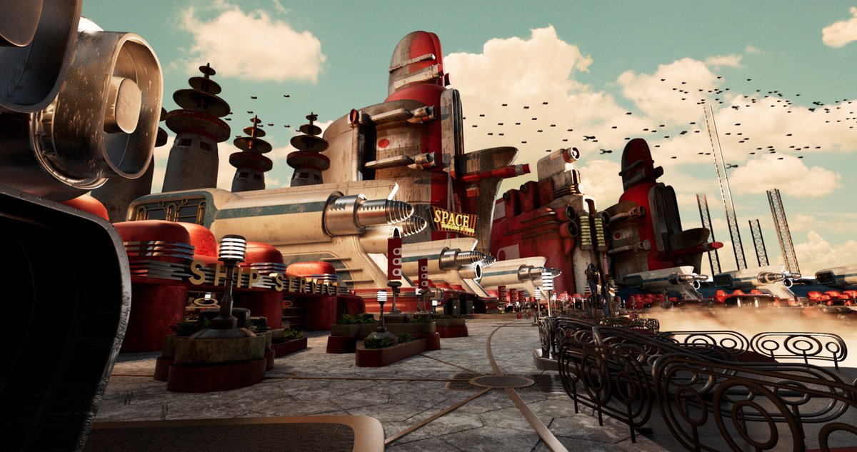 CGSpectrum's tweet photo. CG Spectrum #3DModeling student Remington Daron's retro futurism space port. "My mentor, the CG Spectrum community and friends all played a huge part in making this come to fruition."
Enroll now & join the supportive #CGSpectrum community! Learn more at https://t.co/RtjCajVVF7 https://t.co/TrmqE4VqKt