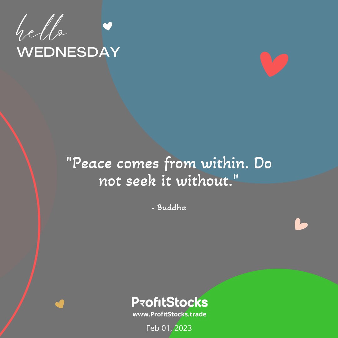 '#Peace comes from #within. Do not #seek it #without'

- #Buddha

#pst #profitstockstrade #trading #tradingquotes #motivation #dailymotivation #lifequotes #success #successquotes #light #badtimes #scientific #value #goodlearner #knowledge #motivationalquotes #dailymotivational