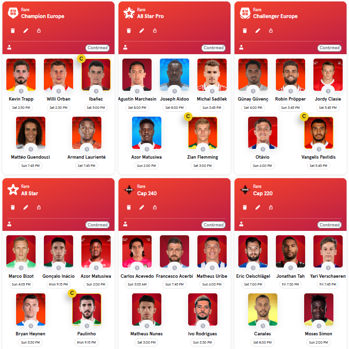 AdriSorare's tweet photo. What player are you sure won't be playing Next Game Week ?? #sorare https://t.co/RWJKx4Y54y