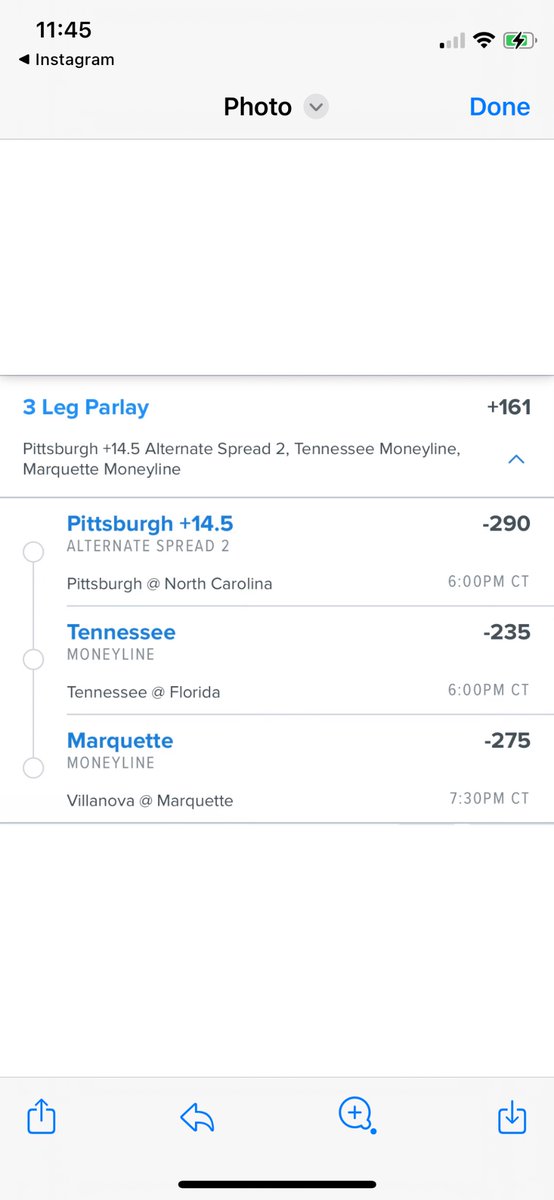 parlaybros312's tweet photo. 4 in a row goin for 5 PB nation! We’re a non stop money train!
#GoVols #MarquetteMBB #Pitt_MBB https://t.co/nWYHxUoG34