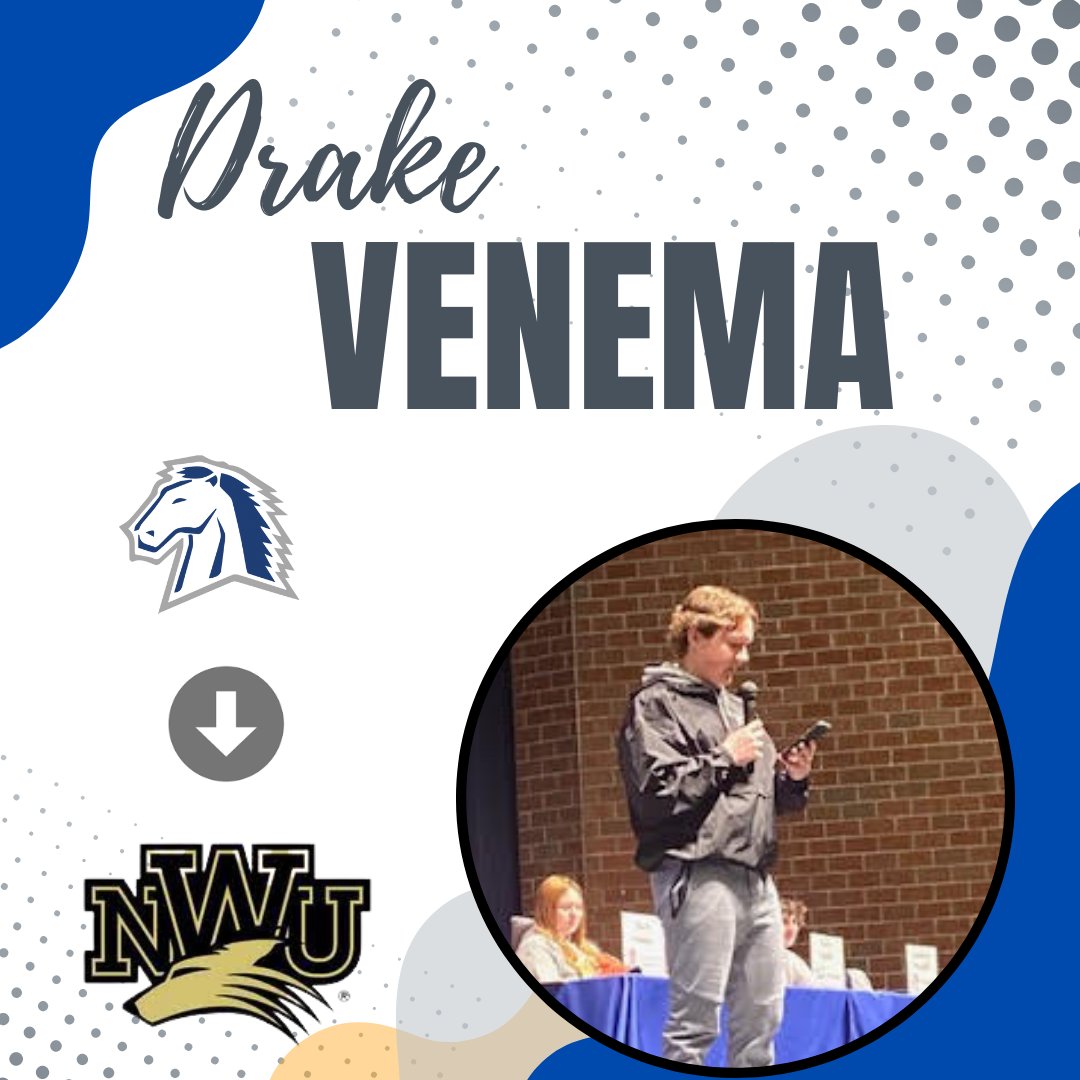 Congratulations to Drake Venema on signing with Nebraska Wesleyan University!
