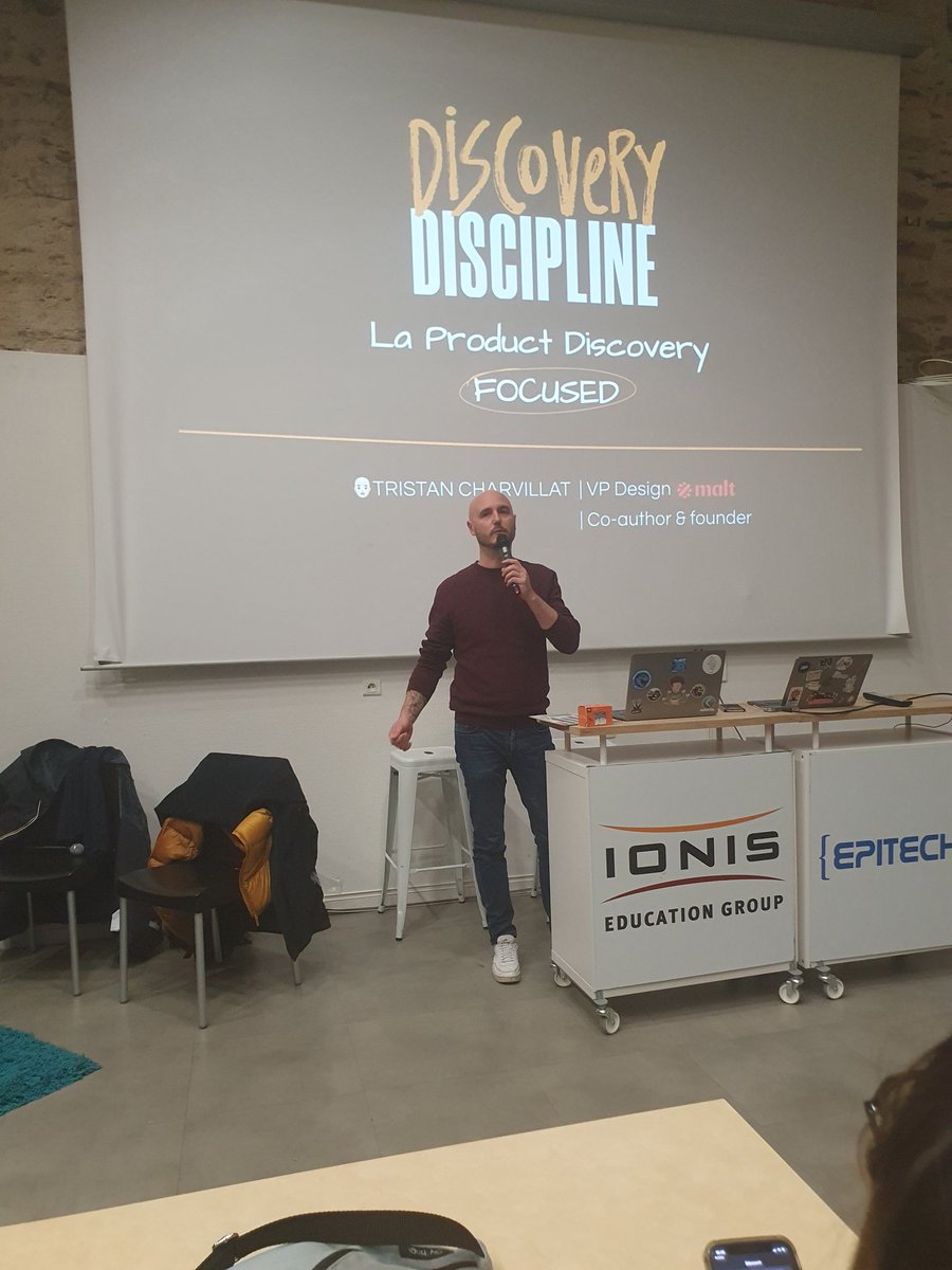 Ce soir c'est #DiscoveryDiscpline avec <a href="/TristanCharvil1/">Tristan Charvillat</a> a Epitech #Nantes co-organisé par <a href="/FrenchProduit/">FrenchProduit</a> <a href="/FrenchProduitBN/">FrenchProduit - Chapter Nantes Bretagne</a>