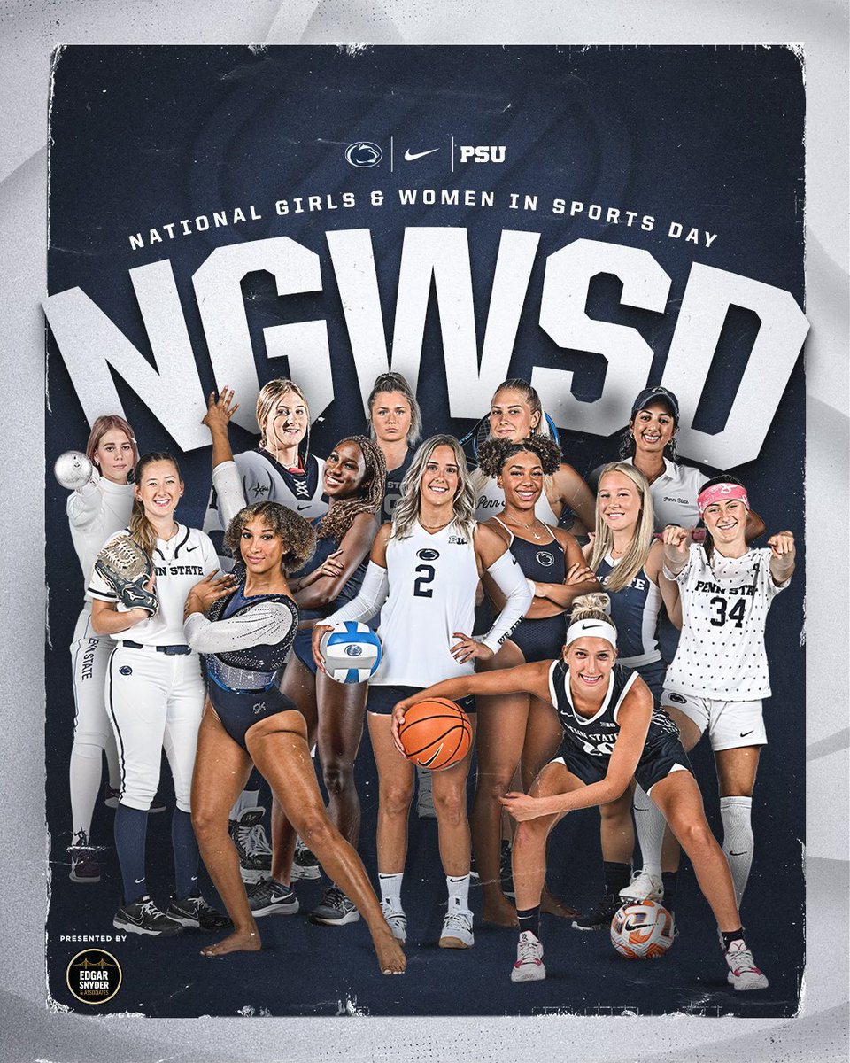Happy National Girls and Women in Sports Day!

Penn State Athletics would not be what it is without our female athletes, coaches, and support staff. Join us in celebrating their accomplishments and impact they have in the classroom, competition, and the world! 

#NGWSD