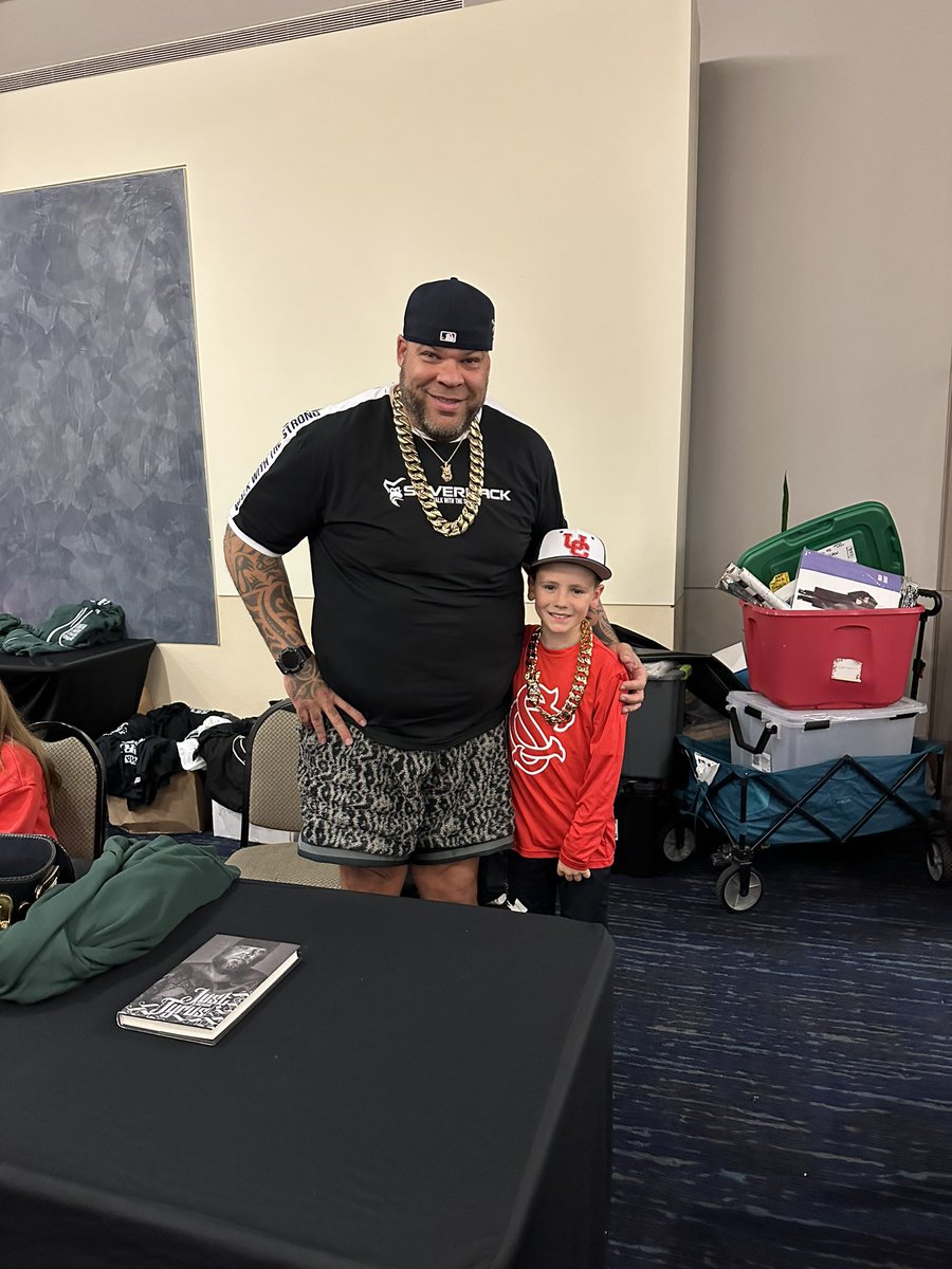 Appreciate you <a href="/PlanetTyrus/">Tyrus</a> I think he slept in that necklace last night!