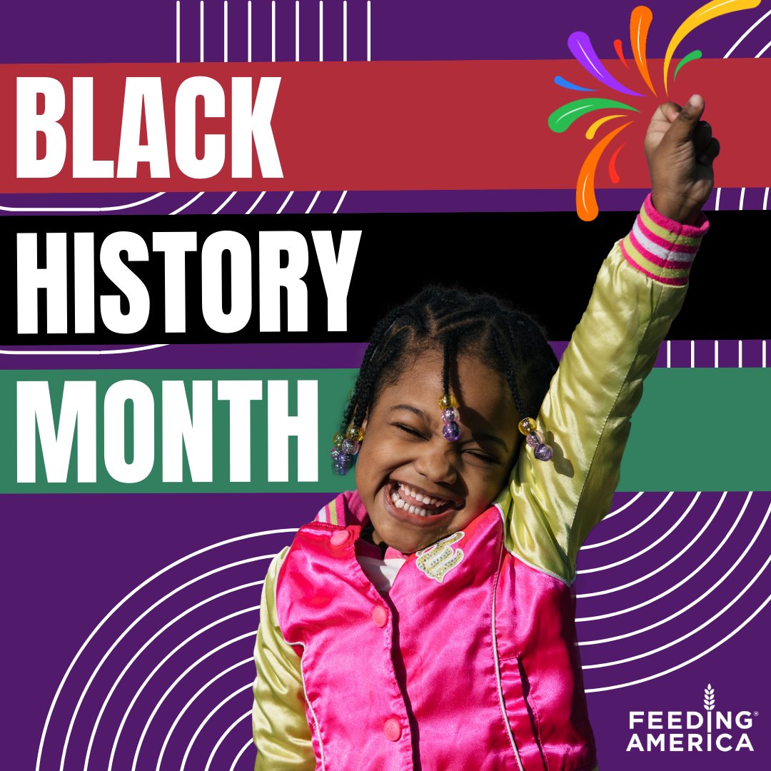 During #BlackHistoryMonth and every month, we recognize and celebrate the work Black leaders, individuals and families are doing to improve food security in their community as well as elevating the voices of Black individuals who are disproportionately affected by food insecurity