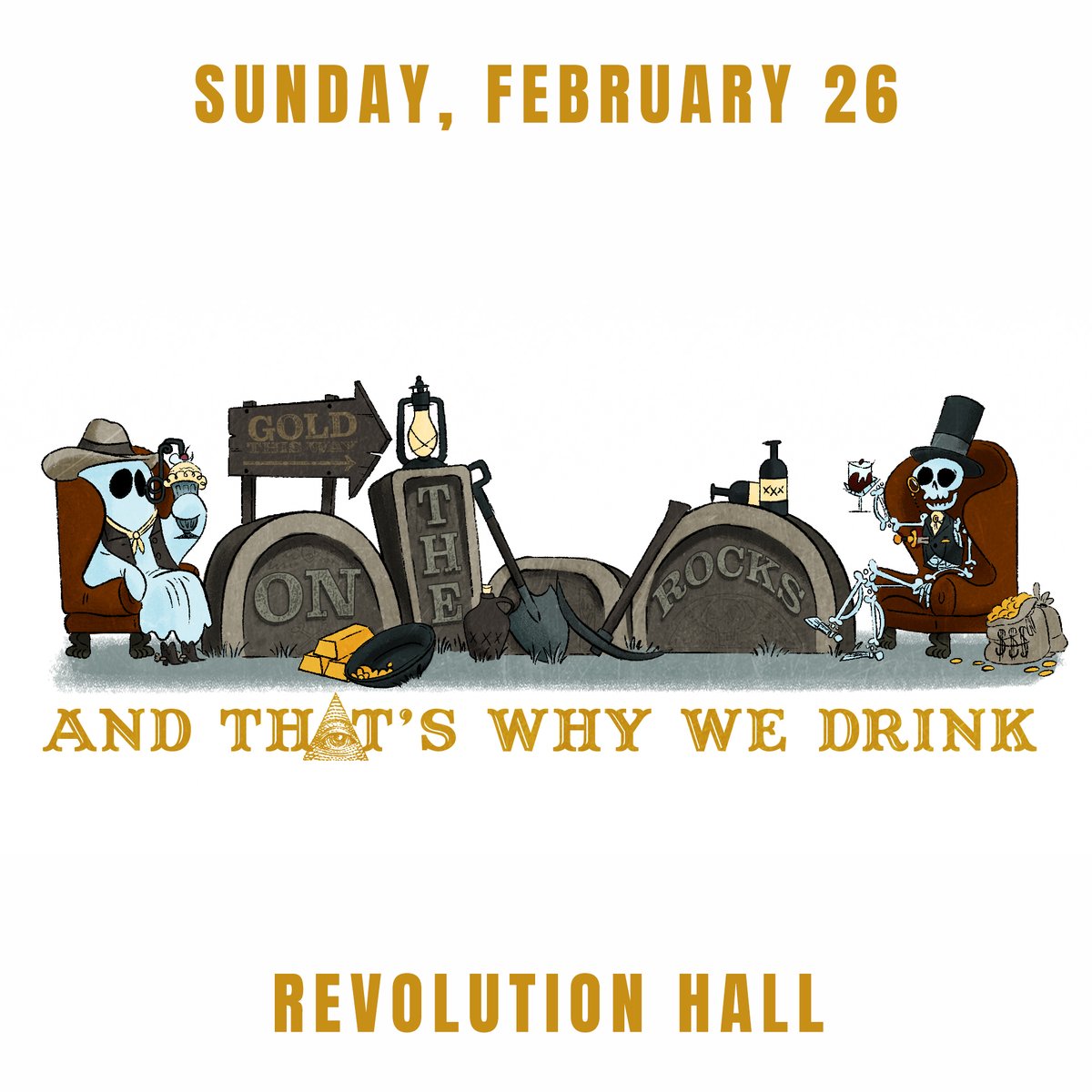 RevHallpdx's tweet photo. LOW TICKET WARNING: @ATWWDpodcast’s February 26th show at @RevHallpdx is almost SOLD OUT. Grab your tickets before they’re gone!
TICKETS 🎟️ https://t.co/FHSPyfwuOX
#andthatswhywedrink #atwwd #herefortheboos #goldontherocks #revolutionhall #truewest #pdxevents #portland https://t.co/OUc4IKw0CY