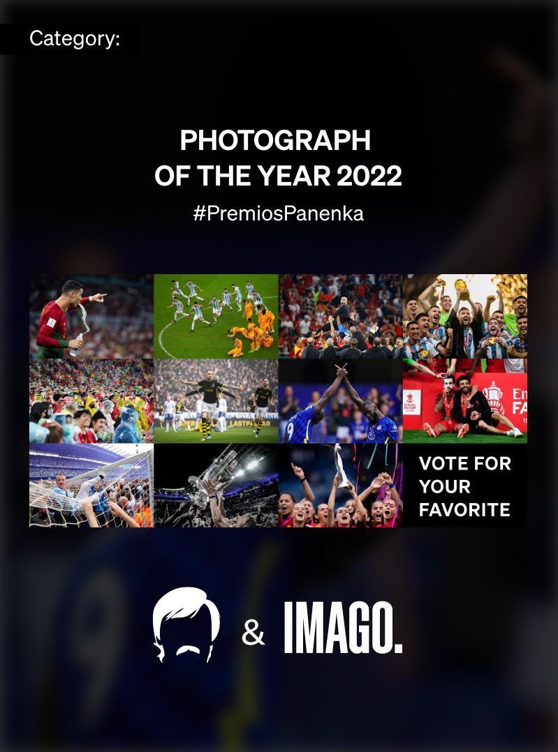 #𝐅𝐨𝐭𝐨 𝐝𝐞𝐬 𝐉𝐚𝐡𝐫𝐞𝐬 2022 𝐯𝐨𝐧 <a href="/imago_images/">IMAGO</a> 
Entdecken Sie die IMAGO-Nominierten. Wählen Sie jetzt Ihren persönlichen Favoriten.
In Zusammenarbeit mit dem #Panenka Magazin verleiht IMAGO das beste Foto des Jahres:
panenka.org/premios/premio…
#PremiosPanenka #WeAreImago
