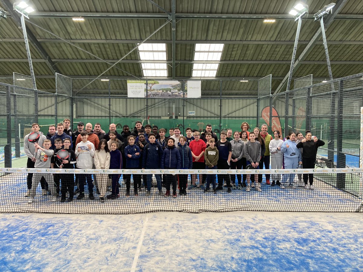 Journée promotionnelle Padel au TCAM d’Amiens.
Près de 40 élèves de 4 AS différentes. De la rencontre, des échanges, du plaisir, de la découverte. L’UNSS c’est aussi ça !
<a href="/AmiensUnss/"><a href="/unss/">UNSS_National</a>_amiens</a> @unss <a href="/AcAmiens/">Académie d'Amiens</a> <a href="/AmiensMetropole/">Amiens Métropole - Ville d’Amiens</a>